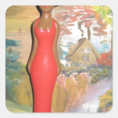 アフログラム:時代を超越した美しい スクエアシール (正面)