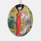 アフログラム：時代を超越した美しい セラミックオーナメント (右)