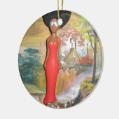 アフログラム：時代を超越した美しい セラミックオーナメント (左)