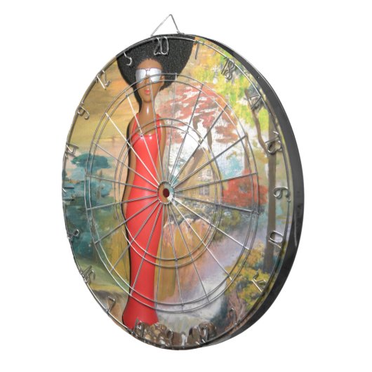 アフログラム:時代を超越した美しい ダーツボード (正面右)