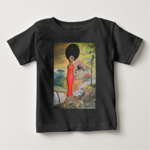 アフログラム:時代を超越した美しい ベビーTシャツ