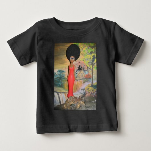 アフログラム:時代を超越した美しい ベビーTシャツ (正面)