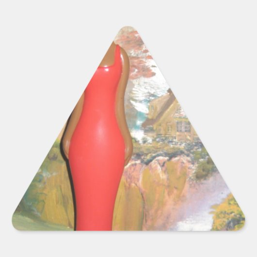 アフログラム:時代を超越した美しい 三角形シール (正面)