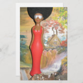 アフログラム:時代を超越した美しい 便箋 (正面/裏面)