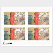 アフログラム：時代を超越した美しい 長方形シール (シート)