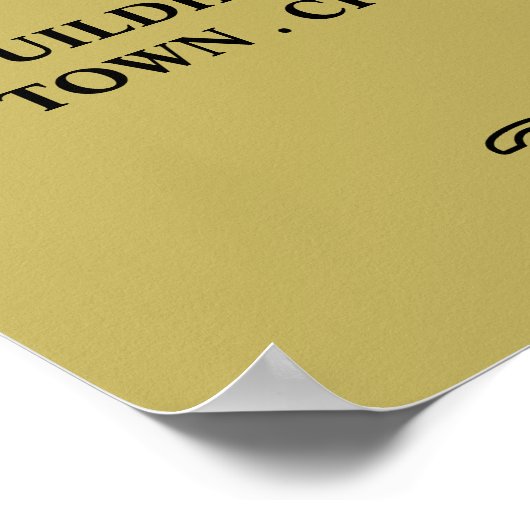 アフロスタイル、メンズ理容師価格表 ポスター (角)