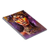 アフロスチームパンクインスパイアアート ノートブック (右側)