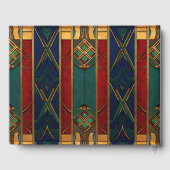 アフロセントリックなデザインの結婚式ゲストブック ゲストブック (裏面)