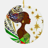 アフロセントリックオーナメント セラミックオーナメント (裏面)