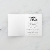 アフロセントリックケンテトライバルパターン招待状 招待状 (内部)