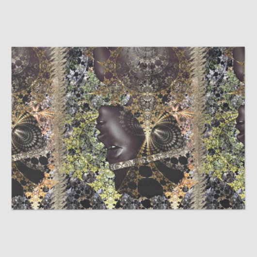 アフロセントリックティッシュペーパー 薄葉紙 (正面)