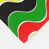 アフロセントリックデザイン フリースブランケット (角)