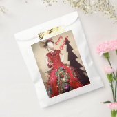 アフロセントリックドレス型枠マネキンクリスマスツリー フェイバーバッグ (封をした状態)