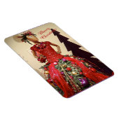 アフロセントリックドレス型枠マネキンクリスマスツリー マグネット (右側)