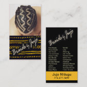 アフロセントリックブレイド-アフリカコーンローズ美容師 名刺 (正面/裏面)