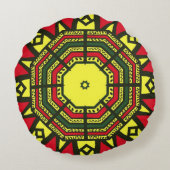 アフロセントリック曼荼羅 ラウンドクッション (裏面)