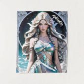 アフロディテの女神の愛と美しい祭壇 タペストリー (正面)