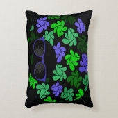 アフロディバグリーン&ブルー アクセントクッション (正面(垂直))