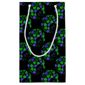 アフロディバグリーン&ブルー スモールペーパーバッグ (裏面)