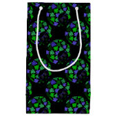 アフロディバグリーン&ブルー スモールペーパーバッグ (正面)