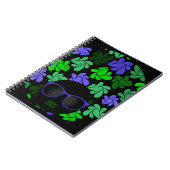 アフロディバグリーン&ブルー ノートブック (左側)