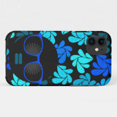 アフロディバターコイズティール（緑がかった色） Case-Mate iPhoneケース (裏面(横))
