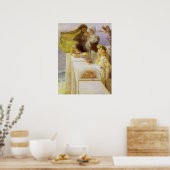 アフロディーテゆりかごでサー・ローレンス・アルマ・タデマ ポスター (キッチン)