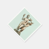 アフロディーテ、パンとエロス スタンダードカクテルナプキン (角)