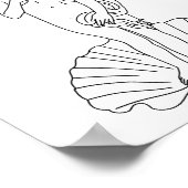 アフロディーテ – ヴィーナス – ギリシャの美しい女神 ポスター (角)