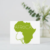 アフロナチュラルブラックヘア ポストカード (スタンド正面)