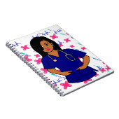 アフロナース介護者登録ナース女性 ノートブック (右側)