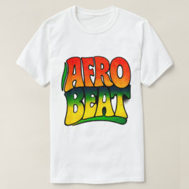 アフロビート ミュージック タイポグラフィー パンアフリカン レトロスタイル Tシャツ