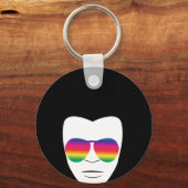 アフロファンキーヘアボーイ・キーチェーン キーホルダー (正面)