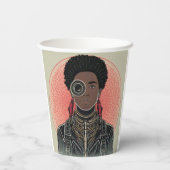 アフロフチュリスト王8オズ。紙コップ 紙コップ (裏面)