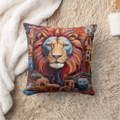 『アフロフチュリ鮮やかズム：伝統の夢』 クッション (ブランケット)