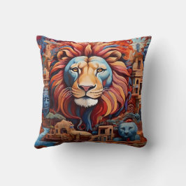 『アフロフチュリ鮮やかズム：伝統の夢』 クッション