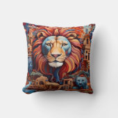 『アフロフチュリ鮮やかズム：伝統の夢』 クッション (正面)