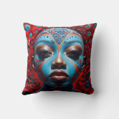 『アフロフチュリ鮮やかズム：伝統の夢』 クッション (裏面)