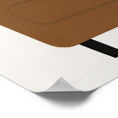 アフロブラックウーマンボホ抽象芸術ウォールアート ポスター (角)