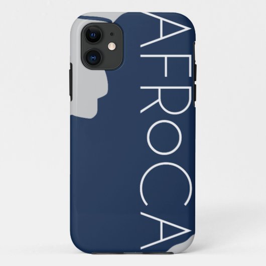 アフロブラックナチュラルヘア Case-Mate iPhoneケース (裏面)