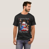 アフロプエルトリカアフリ生まれカ米人プエルト Tシャツ (正面フル)