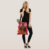 アフロプフスショルダートート トートバッグ (モデル)