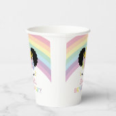 アフロプフユニコーンレインボーズ誕生日パーティー 紙コップ (右)