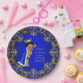 アフロプリンスベビーシャワー紙プレート ペーパープレート (パーティー)