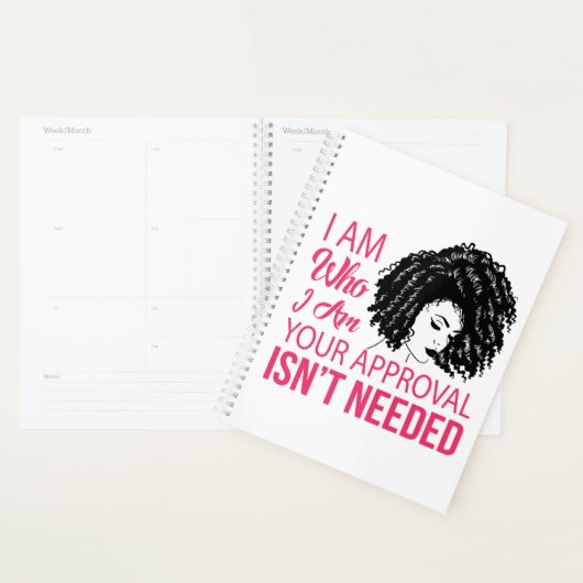 アフロプリンセスサッシーメラニンプリンセスアフリカクイーン プランナー手帳 (ディスプレー)