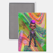 アフロプンクはそれを磁石を殺す マグネット (正面/裏面)