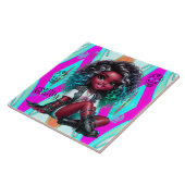 アフロプンク美しいセラミックタイル タイル (側面)