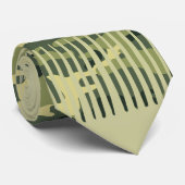 アフロヘアーピース迷彩柄 ネクタイ (ロール)