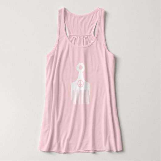 アフロヘアーピース タンクトップ (デザイン正面)