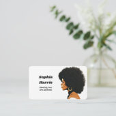 アフロヘア 名刺 (スタンド正面)